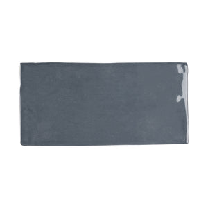 NC-DBLU-SW36 New Country Dark Blue Subway Tile 3"x6" Polished Ceramic Wall Tile