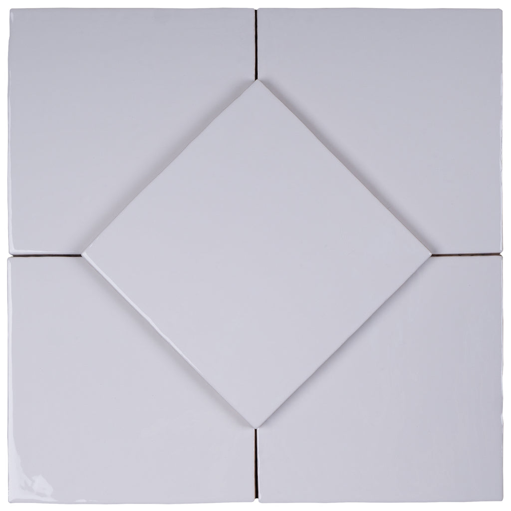 NC-WH-SQ66 New Country White Square 6
