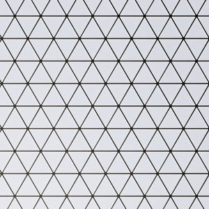 TPMG-25 1.5x1.5 Triangle White Porcelain Mosaic Tile Backsplash (SATIN)