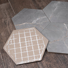 PU-DGH8 Pulpis Dark Gray 7.7" x 8.9" Hexagon Porcelain Patterned Wall & Floor Tile