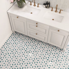 ALI-ESME-HX89 Alicante Esmeralda Green 7.88" x 9.45" Hexagon Porcelain Patterned Wall & Floor Tile
