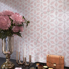 ALI-PINK-HX89 Alicante Pink 7.88" x 9.45" Hexagon Porcelain Patterned Wall & Floor Tile