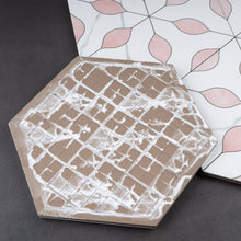 ALI-PINK-HX89 Alicante Pink 7.88" x 9.45" Hexagon Porcelain Patterned Wall & Floor Tile