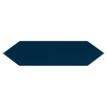 ATL-DENI-PK312 Atlanta Picket Hexagon Denim Blue Subway Tile 2.95 in. x 11.81 in. Ceramic Wall Tile