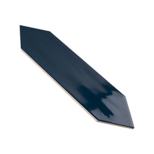 ATL-DENI-PK312 Atlanta Picket Hexagon Denim Blue Subway Tile 2.95 in. x 11.81 in. Ceramic Wall Tile
