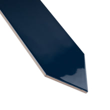 ATL-DENI-PK312 Atlanta Picket Hexagon Denim Blue Subway Tile 2.95 in. x 11.81 in. Ceramic Wall Tile
