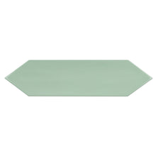 ATL-JADE-PK312 Atlanta Picket Hexagon Jade Green Subway Tile 2.95 in. x 11.81 in. Ceramic Wall Tile