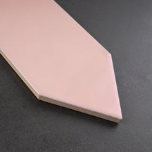 ATL-PINK-PK312 Atlanta Picket Hexagon Pink Subway Tile 2.95 in. x 11.81 in. Ceramic Wall Tile