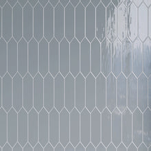 ATL-SKYB-PK312 Atlanta Picket Hexagon Sky Blue Subway Tile 2.95 in. x 11.81 in. Ceramic Wall Tile