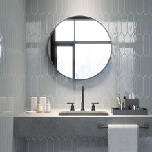 ATL-SKYB-PK312 Atlanta Picket Hexagon Sky Blue Subway Tile 2.95 in. x 11.81 in. Ceramic Wall Tile