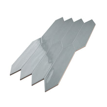 ATL-SKYB-PK312 Atlanta Picket Hexagon Sky Blue Subway Tile 2.95 in. x 11.81 in. Ceramic Wall Tile