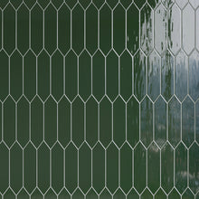 ATL-VICT-PK312 Atlanta Picket Hexagon Victorian Green Subway Tile 2.95 in. x 11.81 in. Ceramic Wall Tile
