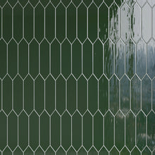 ATL-VICT-PK312 Atlanta Picket Hexagon Victorian Green Subway Tile 2.95 in. x 11.81 in. Ceramic Wall Tile