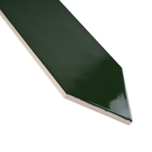 ATL-VICT-PK312 Atlanta Picket Hexagon Victorian Green Subway Tile 2.95 in. x 11.81 in. Ceramic Wall Tile