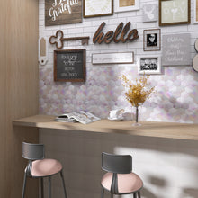 AUR-2 Aurora 3" Hexagon Purple Glossy Glass Mosaic Backsplash Wall Tile (Copy)