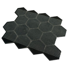 AUR-7 Aurora 3" 3D Hexagon  Blue Glossy Glass Mosaic Backsplash Wall Tile