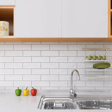Borgo  Blanco White Matte Porcelain Subway Tile - 2.6 in. x 7.9 in. x 9.1 mm - Floor and Wall Tile