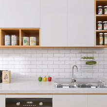 Borgo  Blanco White Matte Porcelain Subway Tile - 2.6 in. x 7.9 in. x 9.1 mm - Floor and Wall Tile