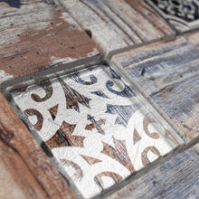 TCRNG-07 Classic Roman Retro 2x2 Glass Mosaic Tile
