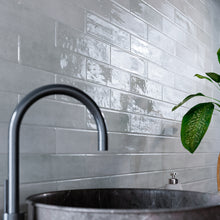 CYR-GREY-S312 Cyra Light Grey Subway Tile 2.95 in. x 11.81 in. Ceramic Wall Tile