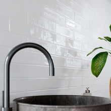 CYR-WHIT-S312 Cyra White Polished Subway Tile 2.95 in. x 11.81 in. Ceramic Wall Tile
