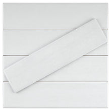 CYR-WHIT-S312 Cyra White Polished Subway Tile 2.95 in. x 11.81 in. Ceramic Wall Tile