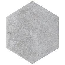 Dakota Base Gray 8"x9" Hexagon Matt Wall and Floor Porcelain Tile