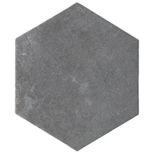 Dakota Base Grafito 8"x9" Hexagon Matt Wall and Floor Porcelain Tile