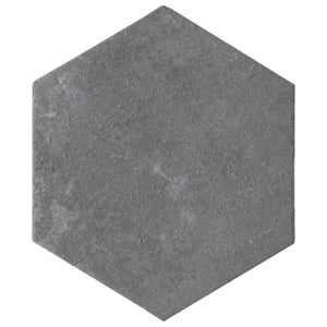 Dakota Base Grafito 8"x9" Hexagon Matt Wall and Floor Porcelain Tile