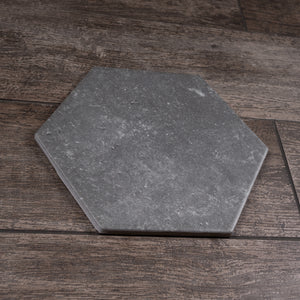 Dakota Base Grafito 8"x9" Hexagon Matt Wall and Floor Porcelain Tile