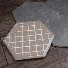 Dakota Base Grafito 8"x9" Hexagon Matt Wall and Floor Porcelain Tile