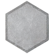 Dakota Decor Gray 8"x9" Hexagon Matt Wall and Floor Porcelain Tile