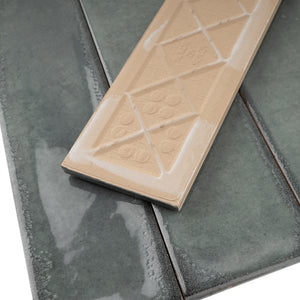 IR-AG-SW312 IRIS Aqua green 3x12 Polished Ceramic Subway Tile Wall Tile
