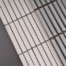 JAPM505 Stacked Reactive Blue Gray Glossy Porcelain Mosaic Wall and Floor Tile