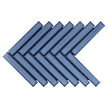 JAPM603 Herringbone Blue Matte Porcelain Mosaic Tile Wall Floor Tile