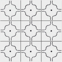 KENZO DEC01 White 8x8 Square Matt Wall and Floor Porcelain Tile
