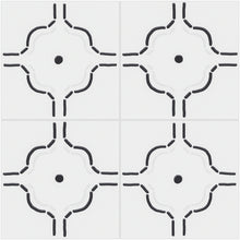 KENZO DEC01 White 8x8 Square Matt Wall and Floor Porcelain Tile