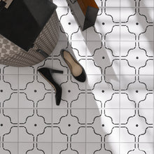KENZO DEC01 White 8x8 Square Matt Wall and Floor Porcelain Tile
