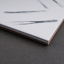 KENZO DEC02 White Diamond 8x8 Square Matt Wall and Floor Porcelain Tile