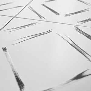KENZO DEC02 White Diamond 8x8 Square Matt Wall and Floor Porcelain Tile