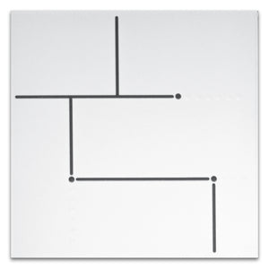 KENZO DEC04 White Maze 8x8 Square Matt Wall and Floor Porcelain Tile
