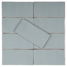 NC-BLU-SW36 New Country Blue Subway Tile 3"x6" Polished Ceramic Wall Tile