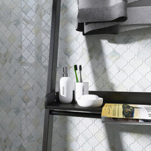 TNMSG-16 Natural Arabesque Carrara Gold Polished Marble Mosaic Backsplash Wall Tile (Copy)