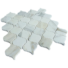 TNMSG-16 Natural Arabesque Carrara Gold Polished Marble Mosaic Backsplash Wall Tile (Copy)