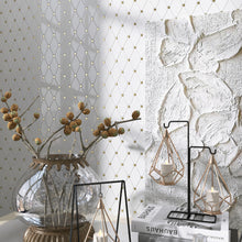 TNMSG-17 Natural Geometric White and Gold Polished Marble Mosaic Backsplash Wall Tile (Copy) (Copy)