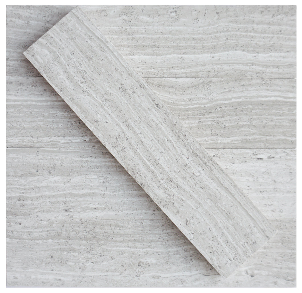 TNMSG-05  wooden white polished marble 2x8 subway tile backsplash