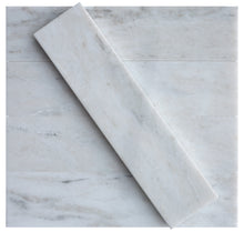 TNMSG-08 Castro White polished marble 2x8 subway tile backsplash