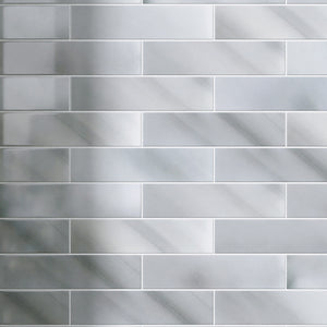 TNMSG-09 Gray polished marble 2x8 subway tile backsplash