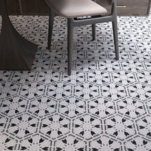 RAD-BLAC-HX89 Radiant Sage Gray Blue 7.88" x 9.45" Hexagon Porcelain Patterned Wall & Floor Tile