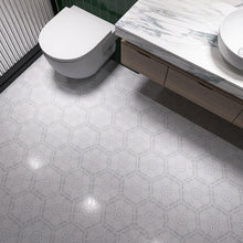 RAD-WHIT-HX89 Radiant Hexagon White 7.88" x 9.45" Hexagon Porcelain Patterned Wall & Floor Tile